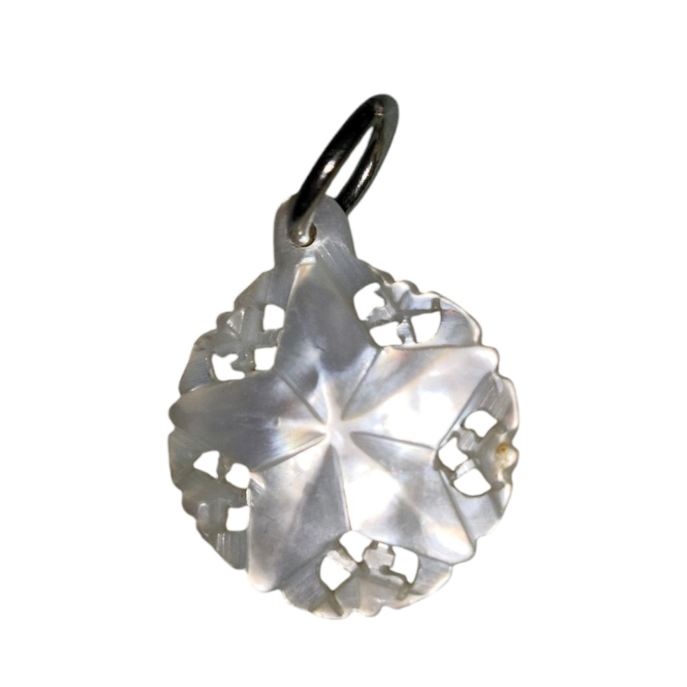 2 For $20! Mother Of Pearl Pendant Charm